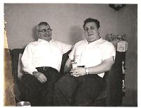 Joe Girotti and grandson, Dick Brocaille (Kelly)